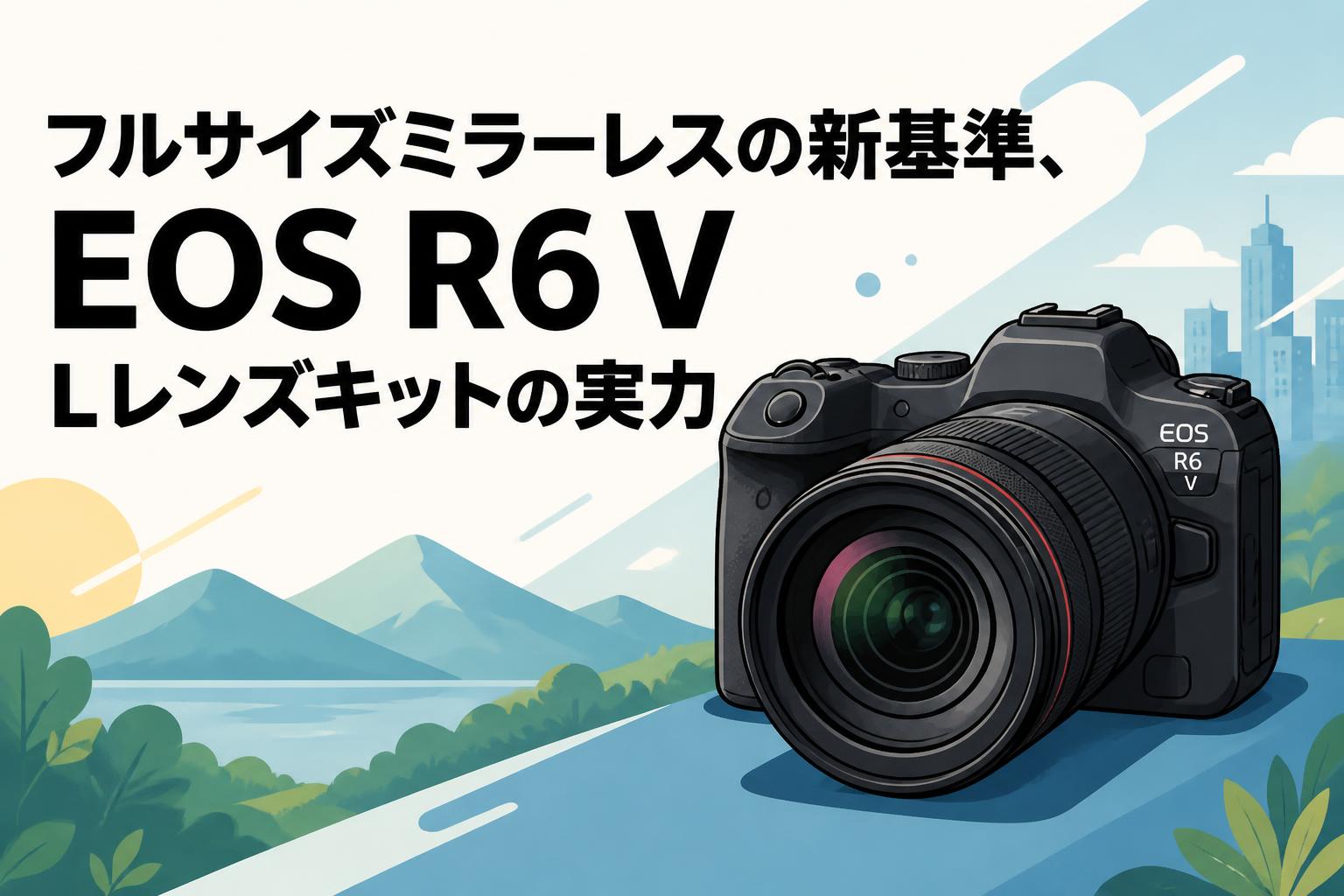フルサイズミラーレスの新基準、EOS R6 V Lレンズキットの実力 | PANDA