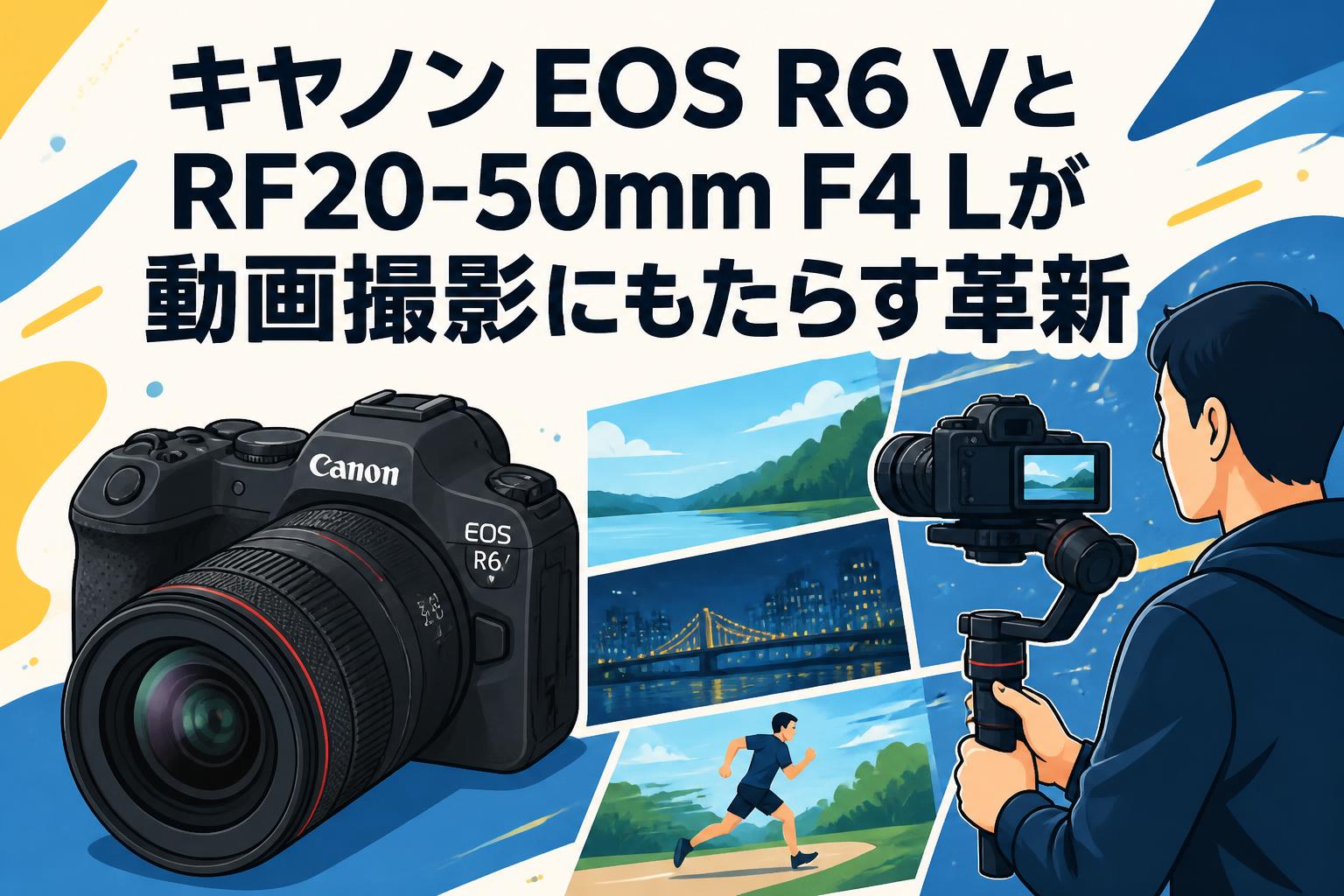 キヤノン EOS R6 VとRF20-50mm F4 Lが動画撮影にもたらす革新 | PANDA