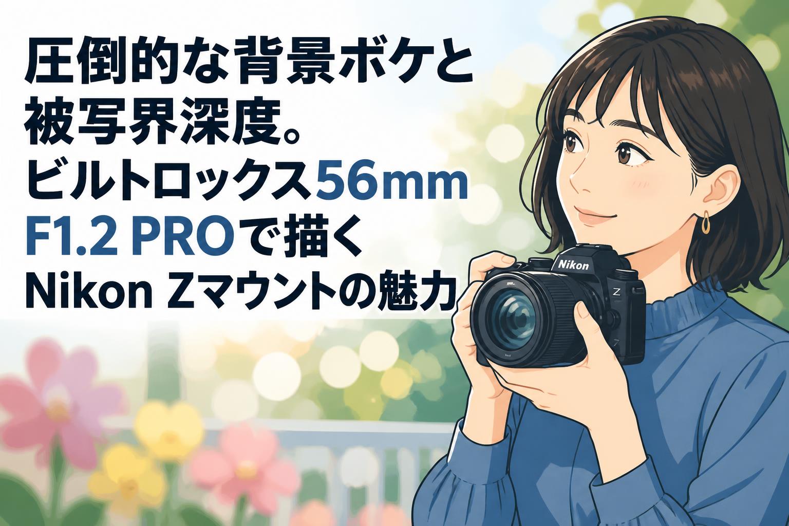 圧倒的な背景ボケと被写界深度。ビルトロックス56mm F1.2 PROで描く
