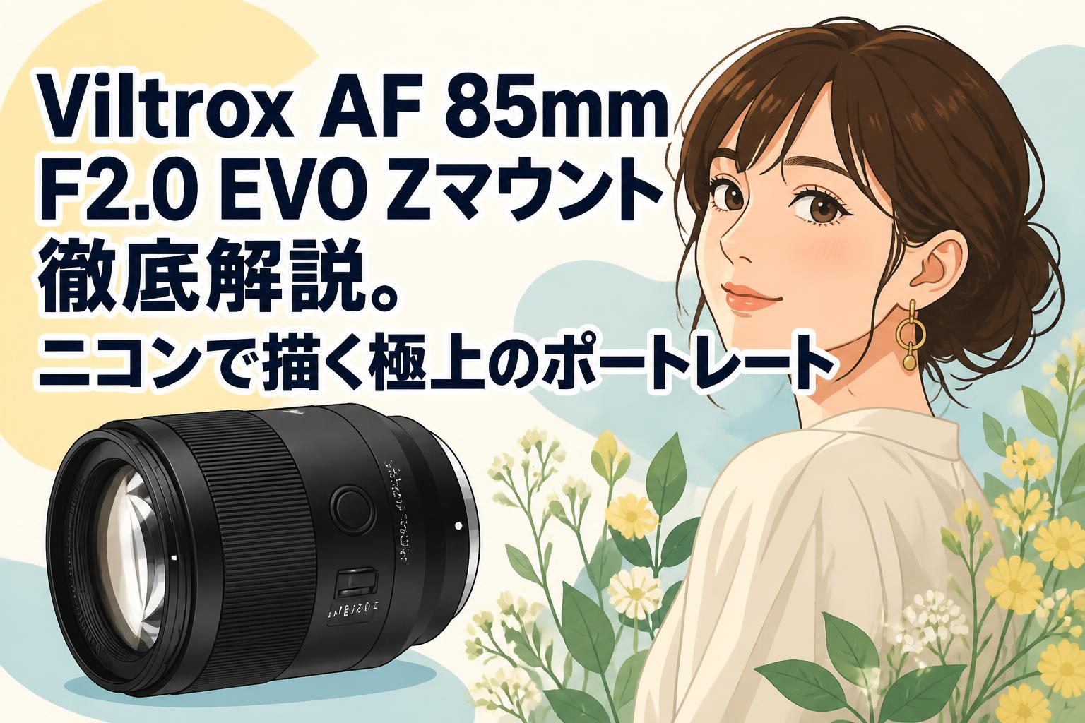 Viltrox AF 85mm F2.0 EVO Zマウント徹底解説。ニコンで描く極上の