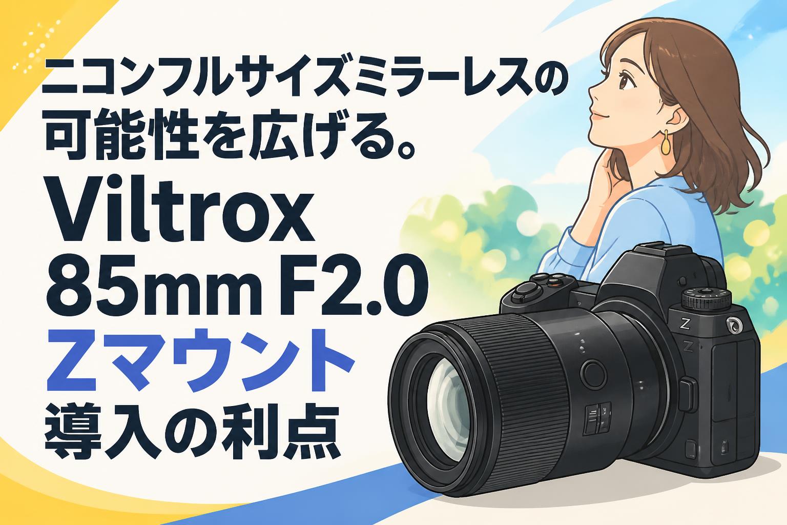 ニコンフルサイズミラーレスの可能性を広げる。Viltrox 85mm F2.0 Z