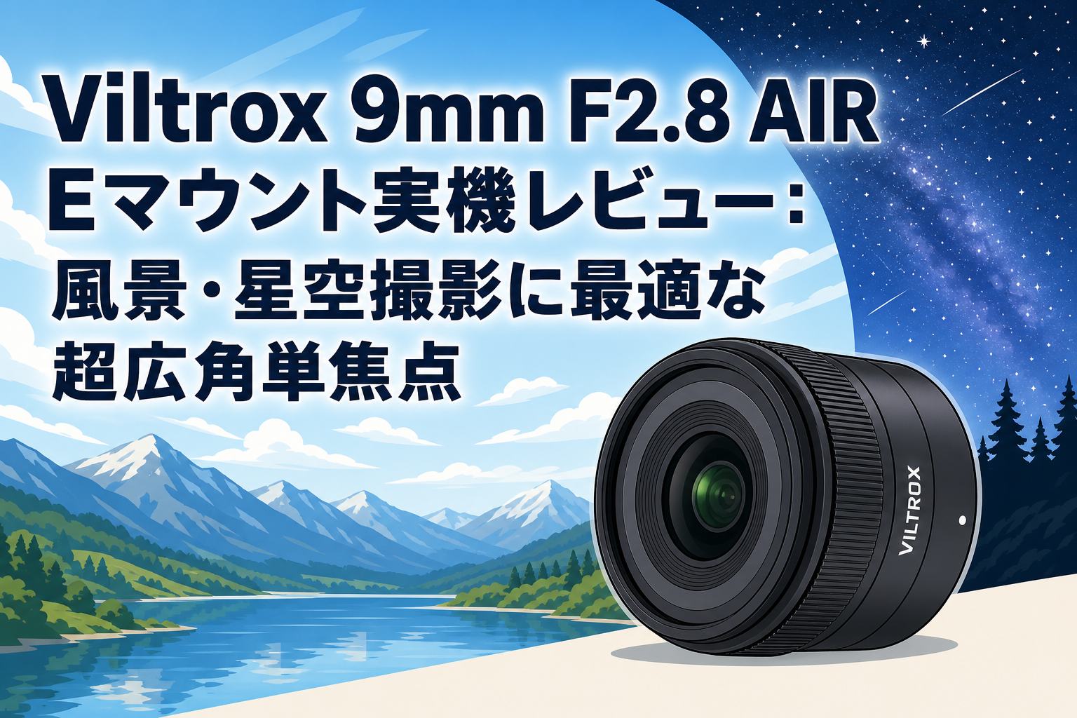 Viltrox 9mm F2.8 AIR Eマウント実機レビュー：風景・星空撮影に最適な
