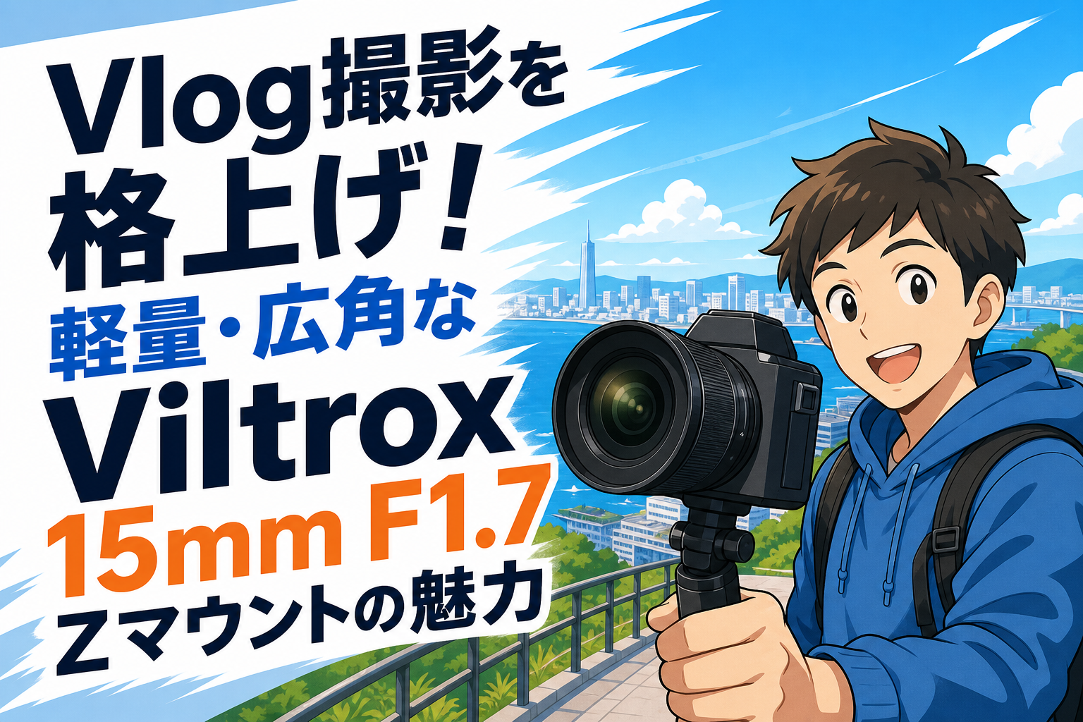 Vlog撮影を格上げ！軽量・広角なViltrox 15mm F1.7 Zマウントの魅力