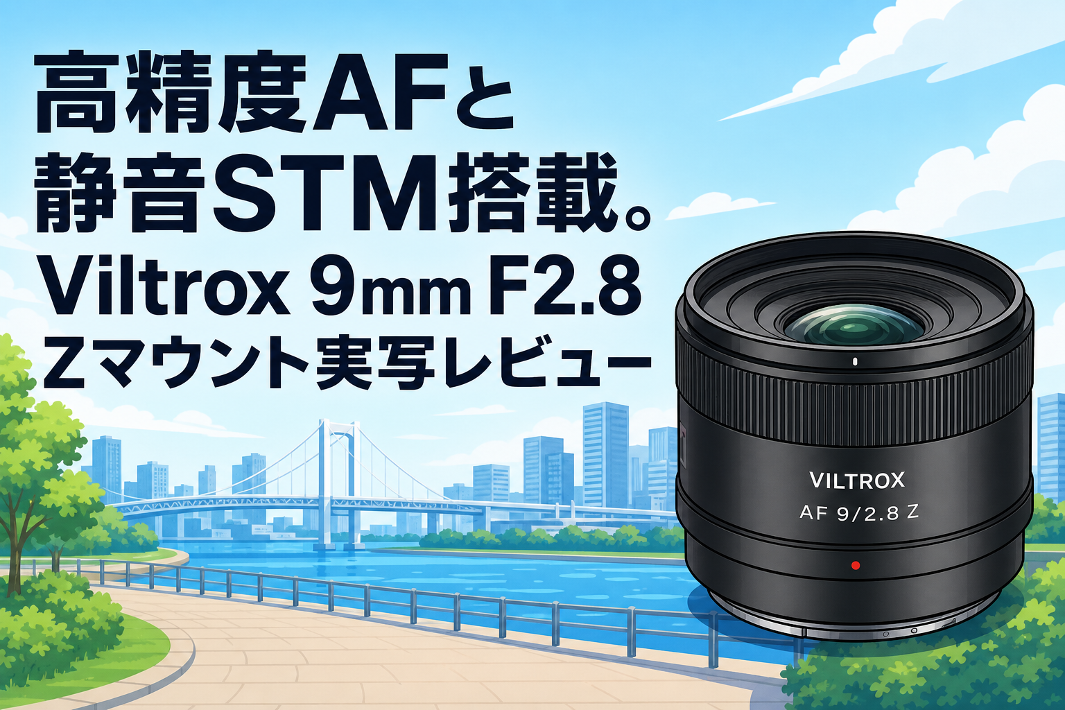 高精度AFと静音STM搭載。Viltrox 9mm F2.8 Zマウント実写レビュー