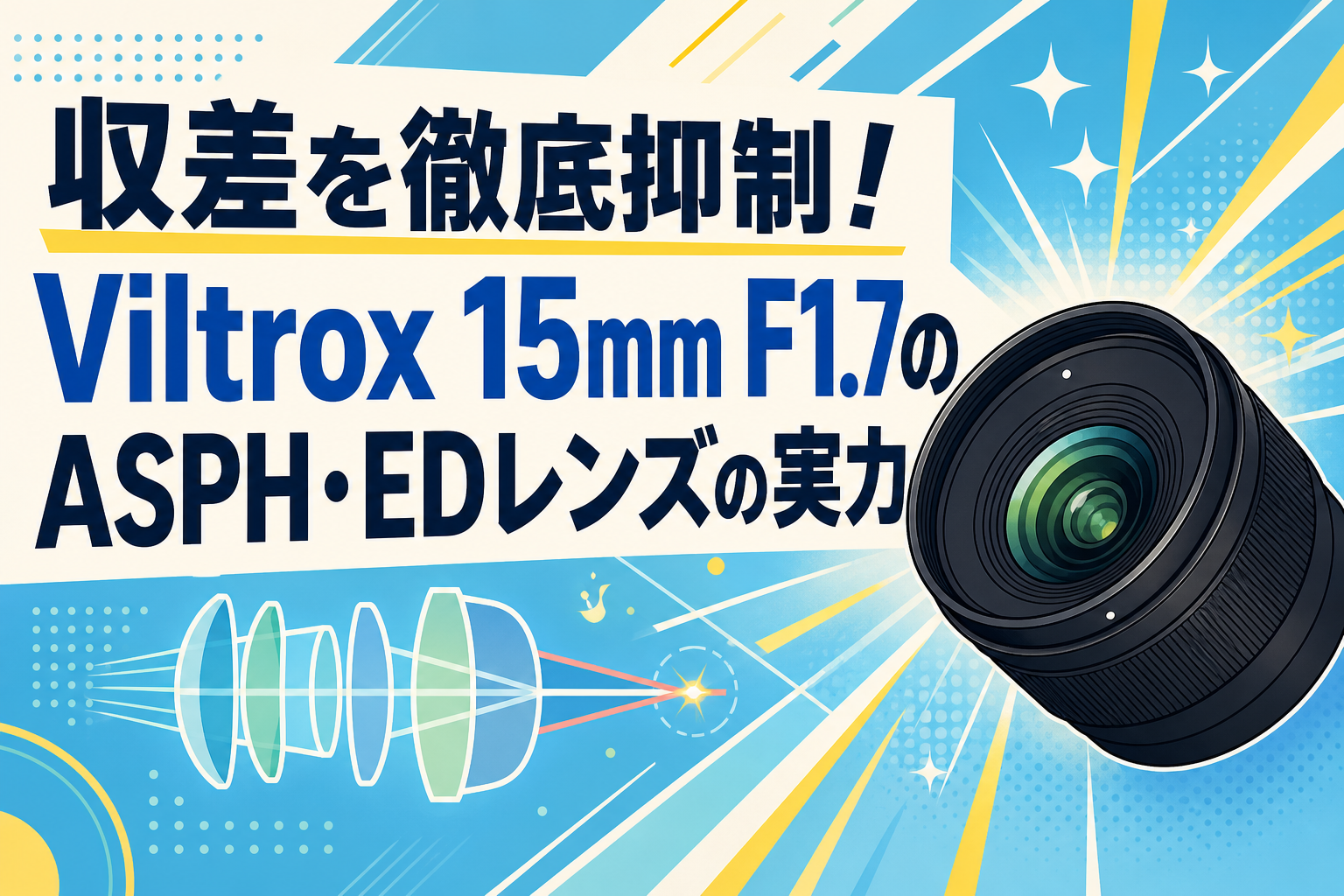 収差を徹底抑制！Viltrox 15mm F1.7のASPH・EDレンズの実力 | PANDA