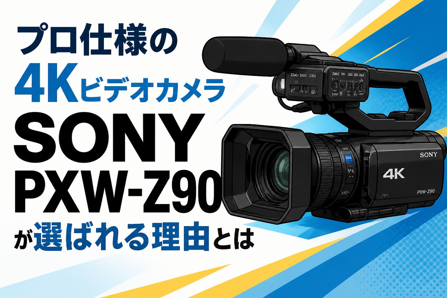プロ仕様の4Kビデオカメラ SONY PXW-Z90が選ばれる理由とは | PANDA