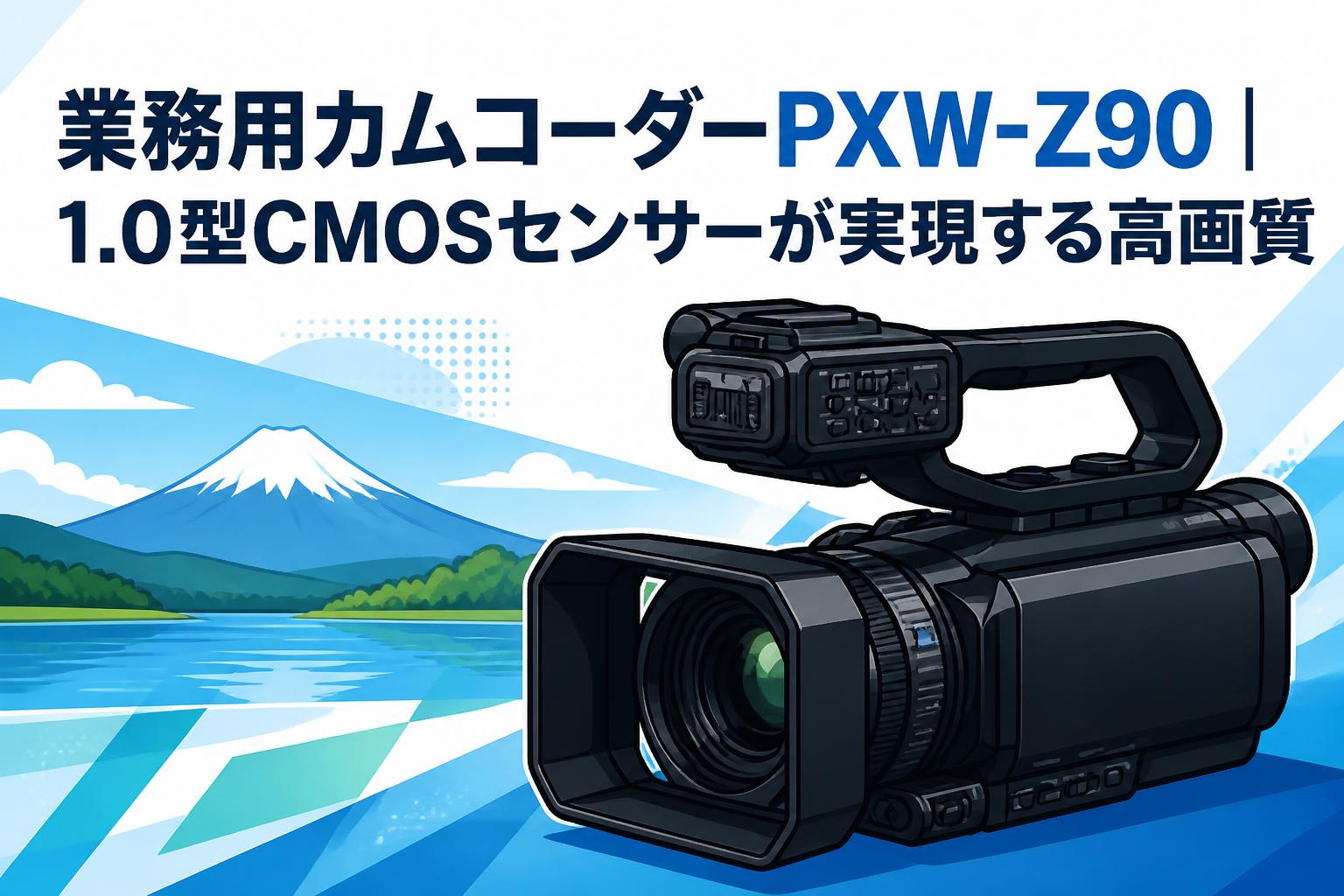 業務用カムコーダーPXW-Z90｜1.0型CMOSセンサーが実現する高画質