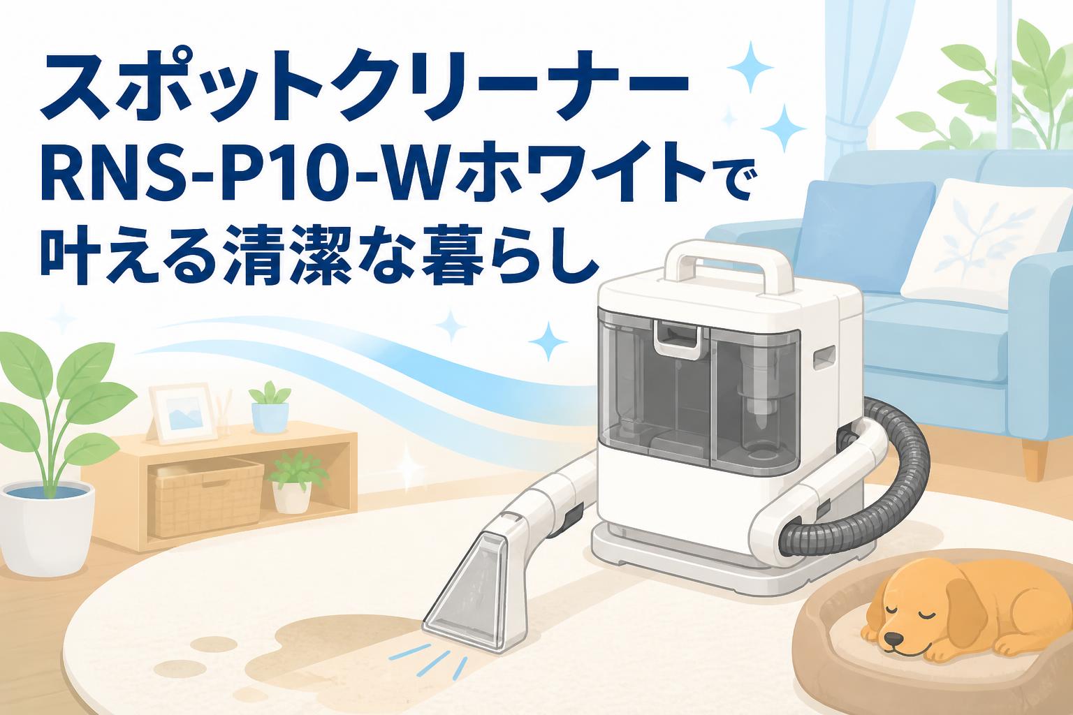 スポットクリーナーRNS-P10-Wホワイトで叶える清潔な暮らし | PANDA