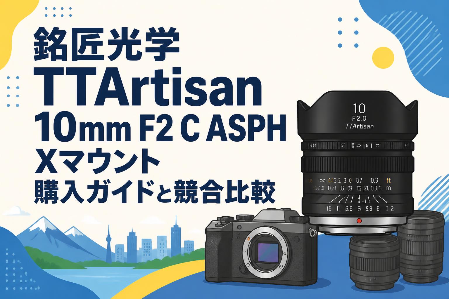 銘匠光学 TTArtisan 10mm F2 C ASPH Xマウント購入ガイドと競合比較