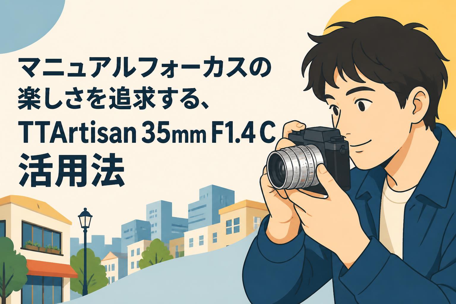 マニュアルフォーカスの楽しさを追求する、TTArtisan 35mm F1.4 C 活用