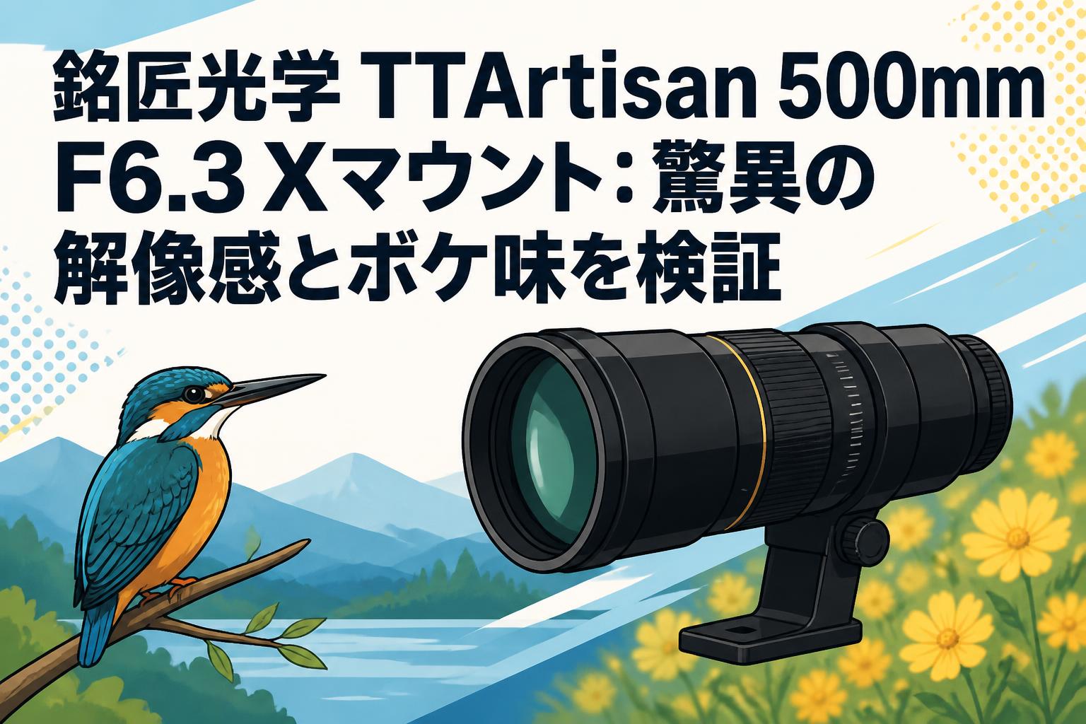銘匠光学 TTArtisan 500mm F6.3 Xマウント：驚異の解像感とボケ味を