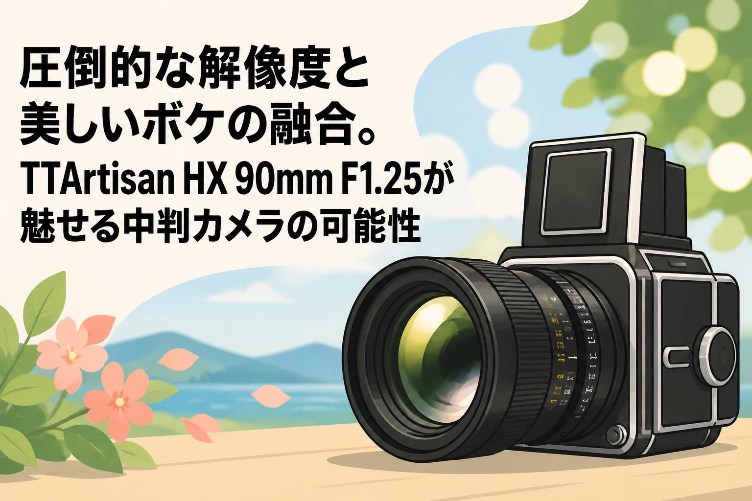 圧倒的な解像度と美しいボケの融合。TTArtisan HX 90mm F1.25が魅せる