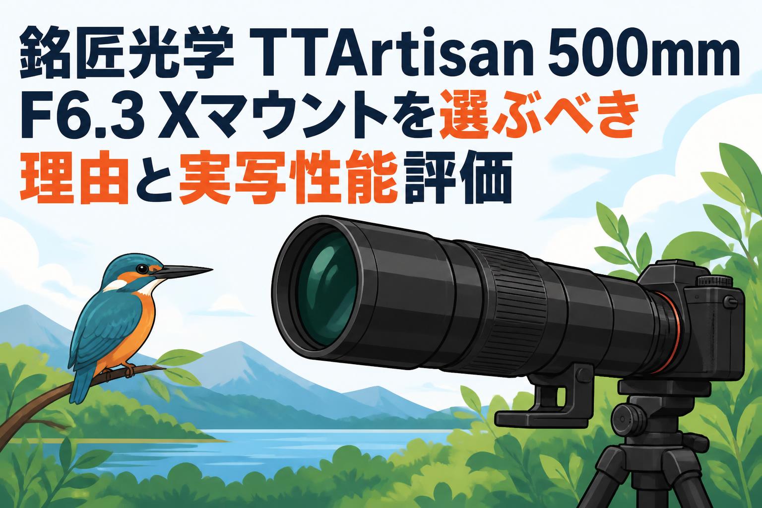 銘匠光学 TTArtisan 500mm F6.3 Xマウントを選ぶべき理由と実写性能