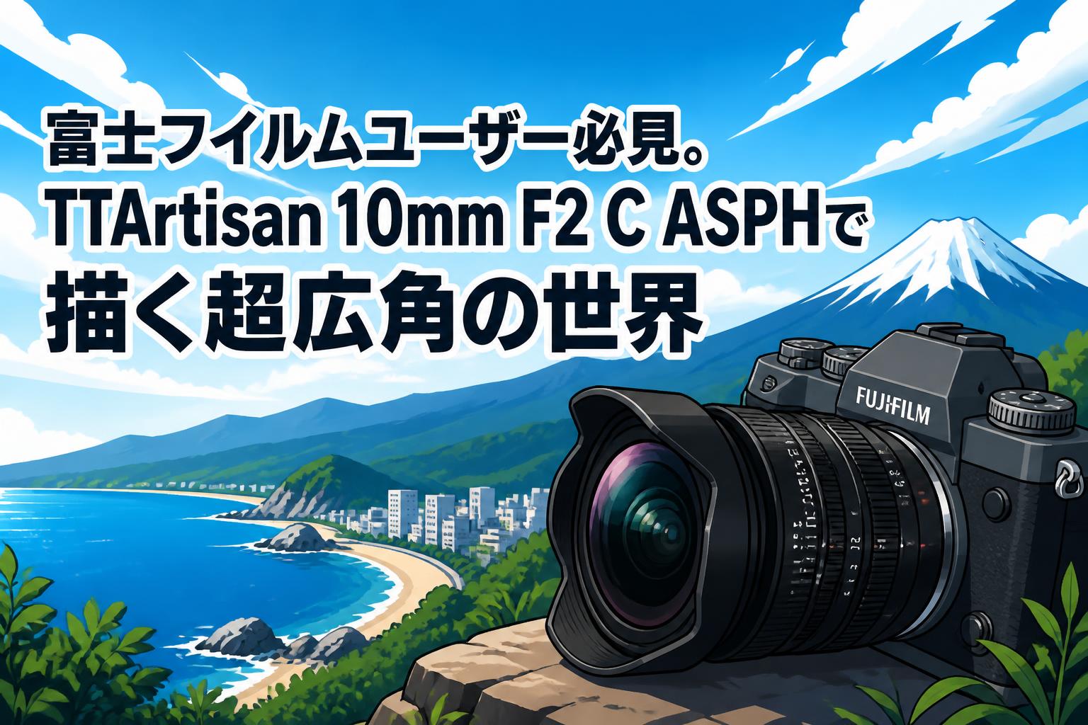 富士フイルムユーザー必見。TTArtisan 10mm F2 C ASPHで描く超広角の