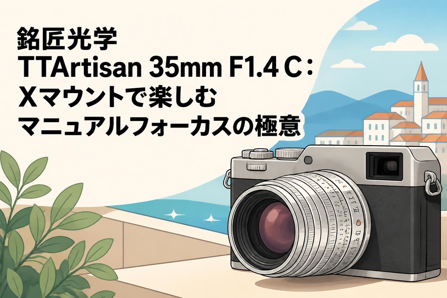 銘匠光学 TTArtisan 35mm F1.4 C：Xマウントで楽しむマニュアル