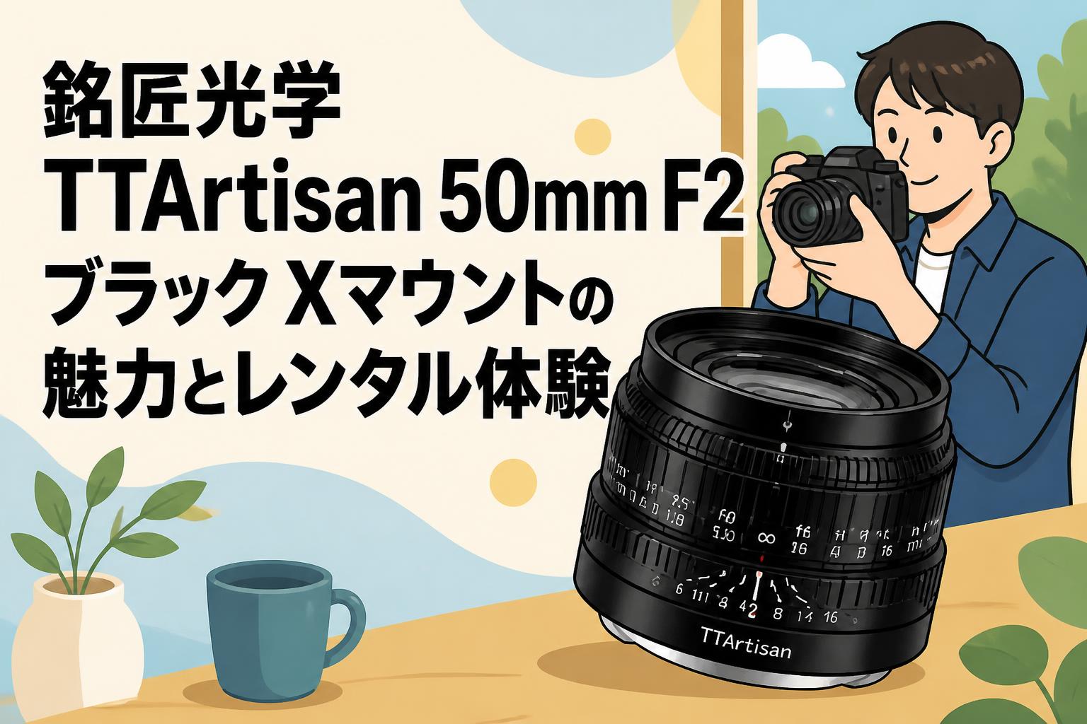 銘匠光学 TTArtisan 50mm F2 ブラック Xマウントの魅力とレンタル体験