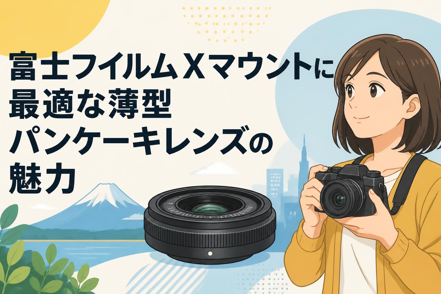 富士フイルムXマウントに最適な薄型パンケーキレンズの魅力 | PANDA