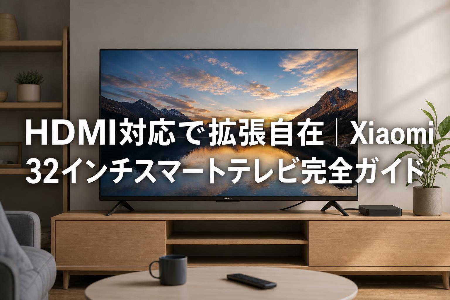 HDMI対応で拡張自在｜Xiaomi 32インチスマートテレビ完全ガイド
