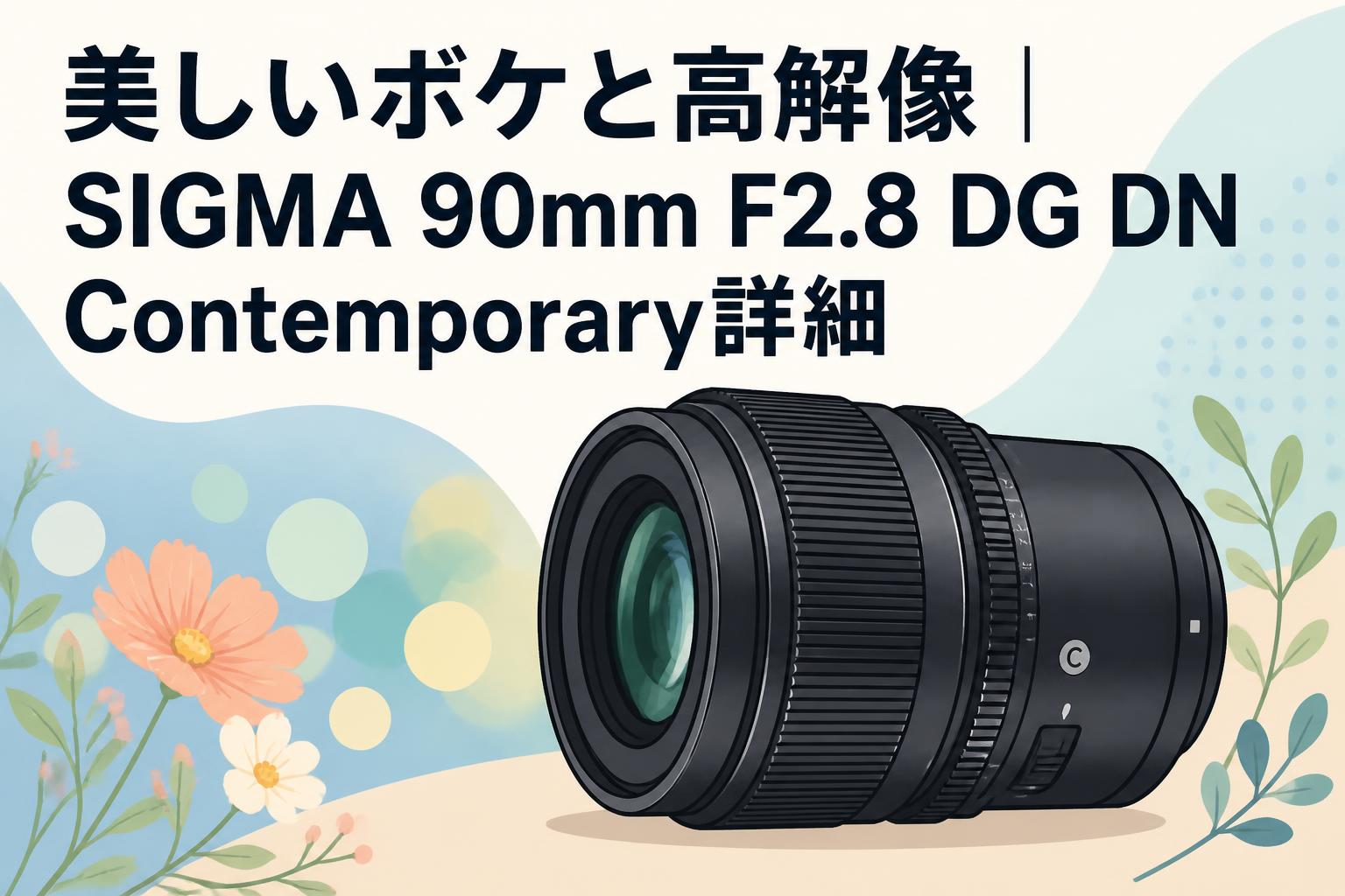 日々値下げ SIGMA 90mm F2.8 DG DN レンズ 美しいボケと高解像｜SIGMA 90mm F2.8 DG DN Contemporary詳細 | PANDA