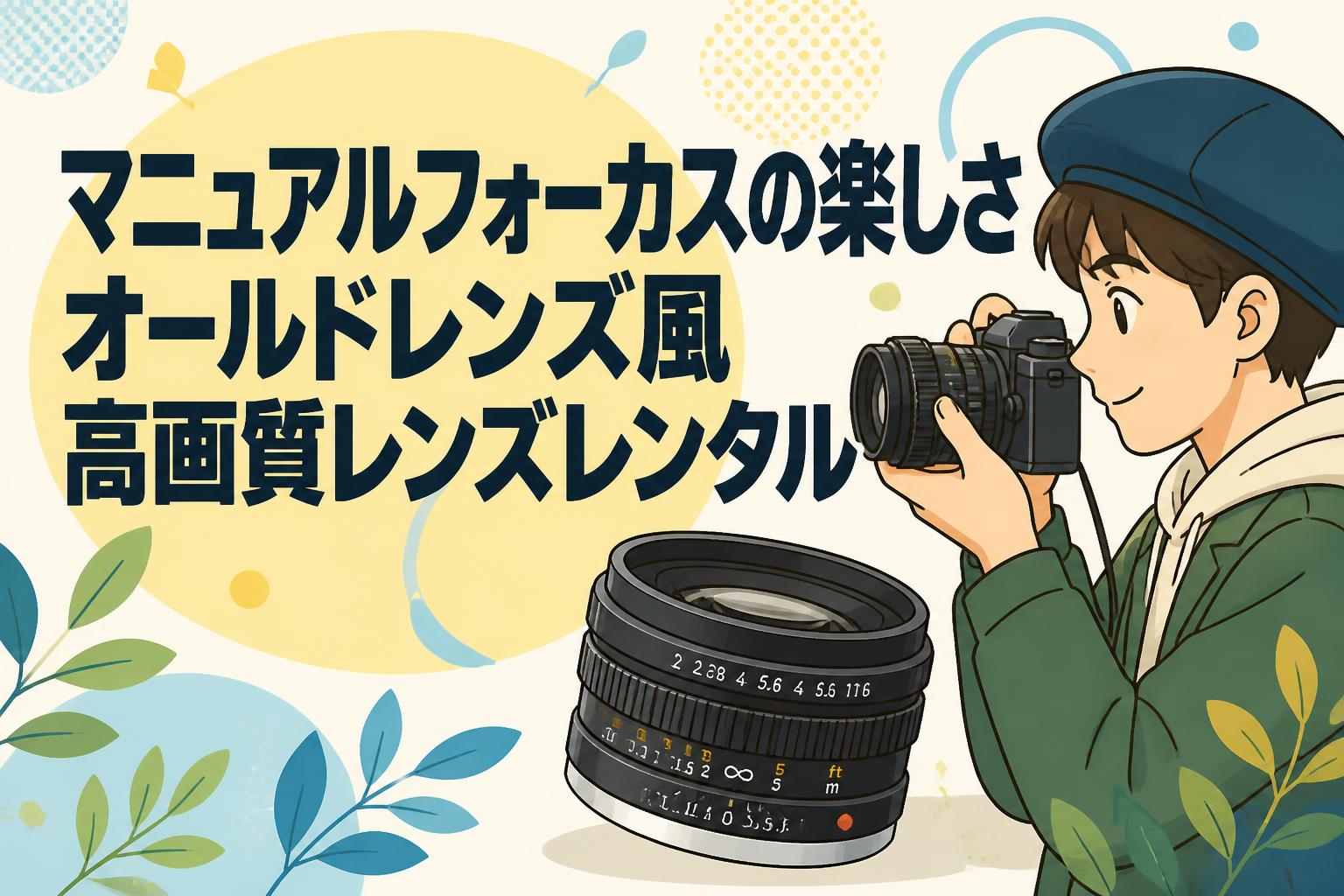 マニュアルレンズ 10個まとめ 0209 マニュアルフォーカスの楽しさ オールドレンズ風高画質レンズレンタル
