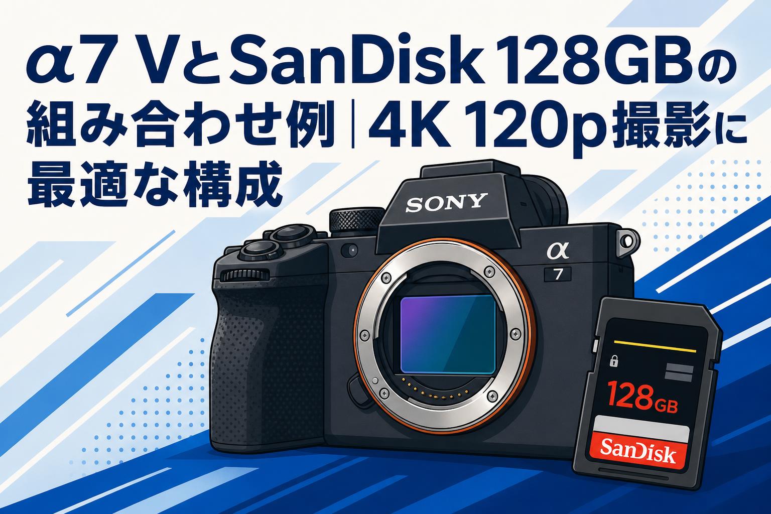 α7 VとSanDisk 128GBの組み合わせ例｜4K 120p撮影に最適な構成 | PANDA