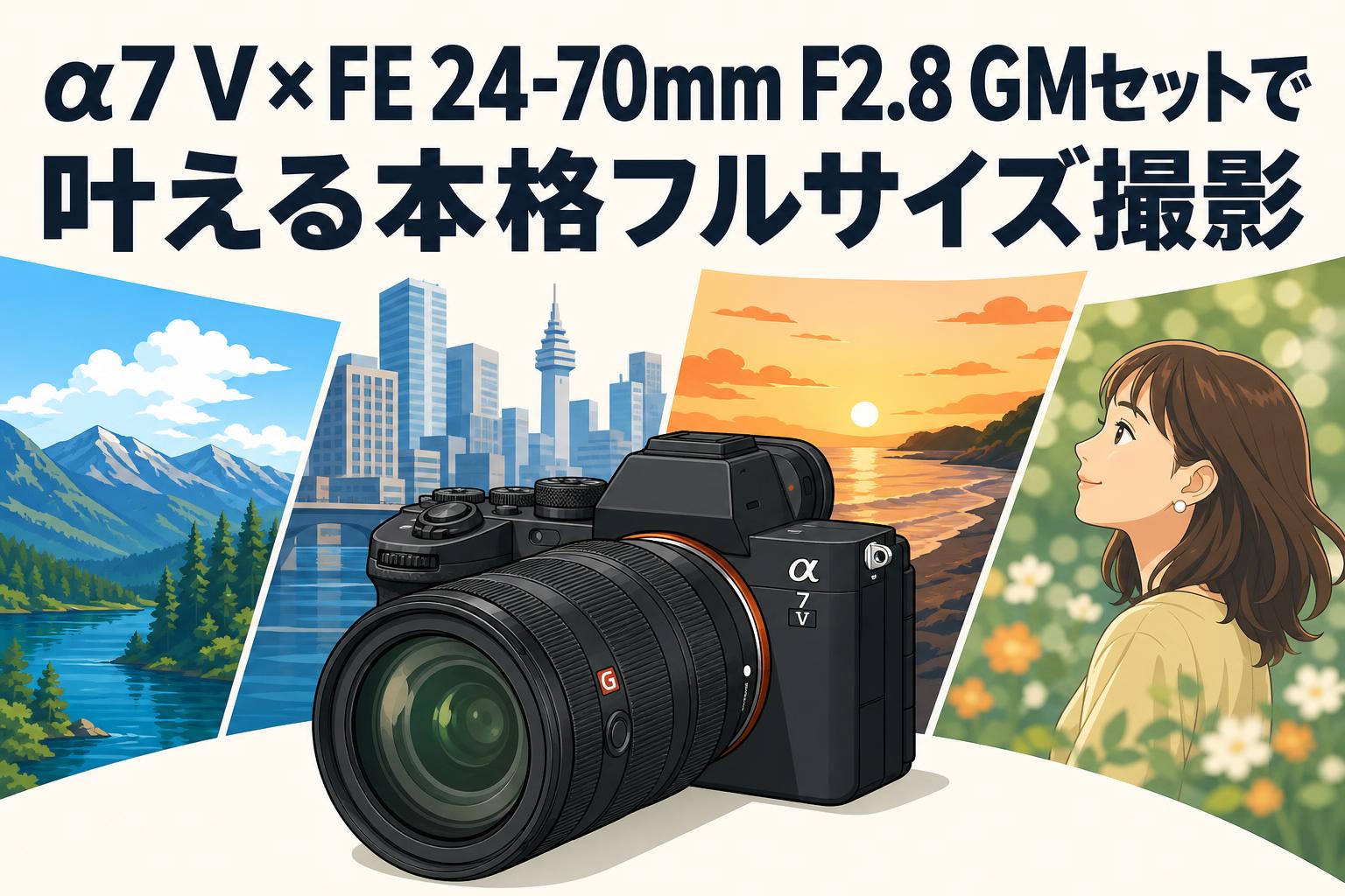 α7 V×FE 24-70mm F2.8 GMセットで叶える本格フルサイズ撮影 | PANDA