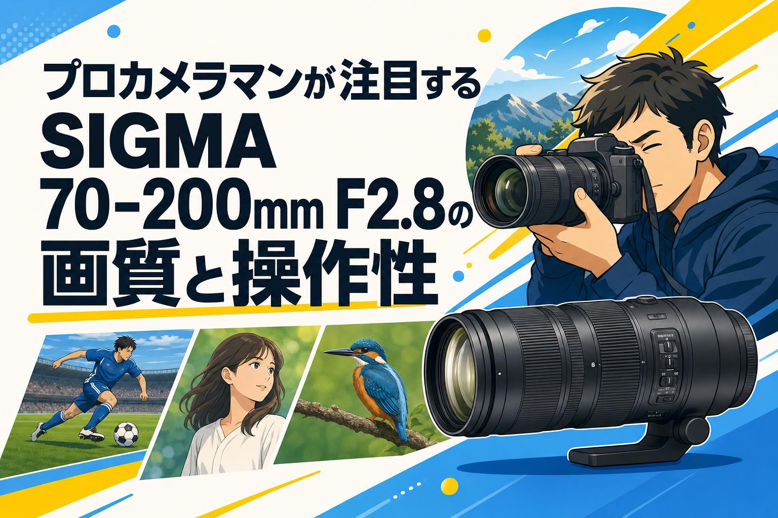 プロカメラマンが注目するSIGMA 70-200mm F2.8の画質と操作性 | PANDA