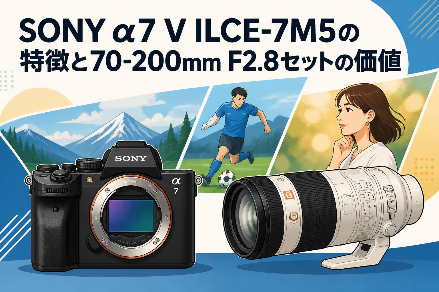 SONY α7 V ILCE-7M5の特徴と70-200mm F2.8セットの価値 | PANDA TIMES