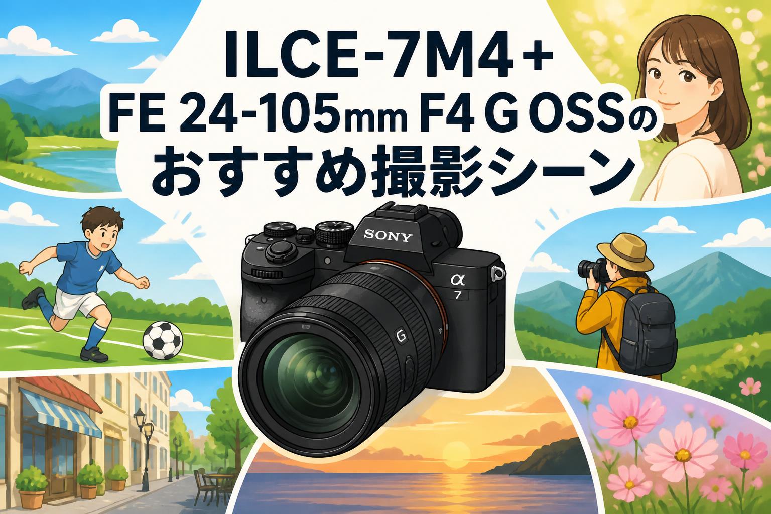 ILCE-7M4＋FE 24-105mm F4 G OSSのおすすめ撮影シーン | PANDA TIMES