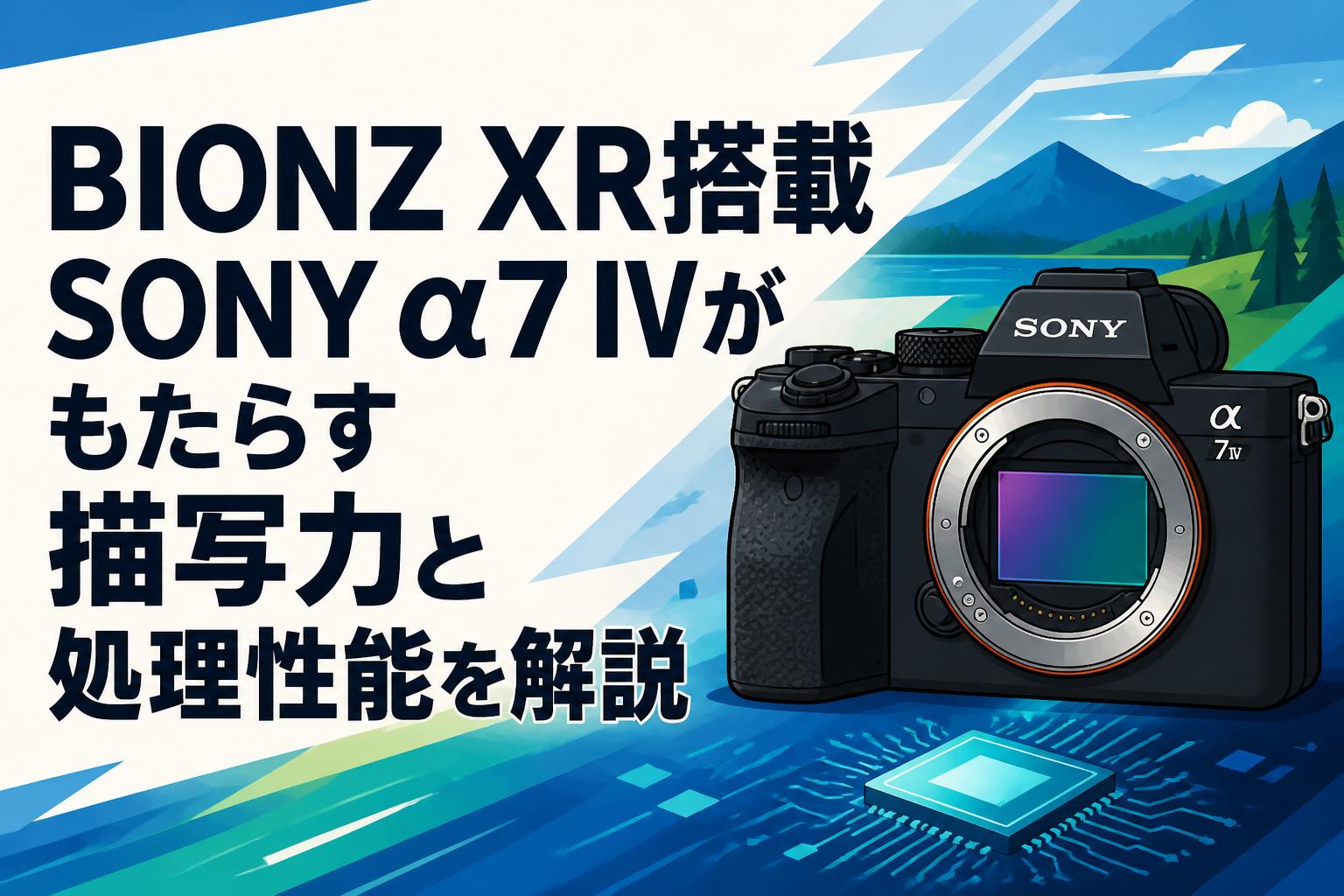 BIONZ XR搭載 SONY α7 IVがもたらす描写力と処理性能を解説 | PANDA