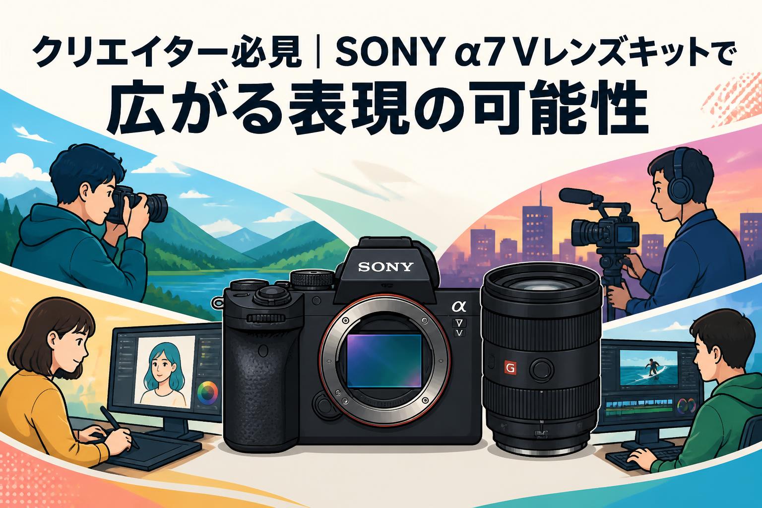 クリエイター必見｜SONY α7 Vレンズキットで広がる表現の可能性