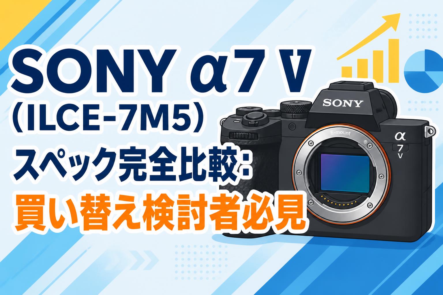 SONY α7 V（ILCE-7M5）スペック完全比較：買い替え検討者必見 | PANDA