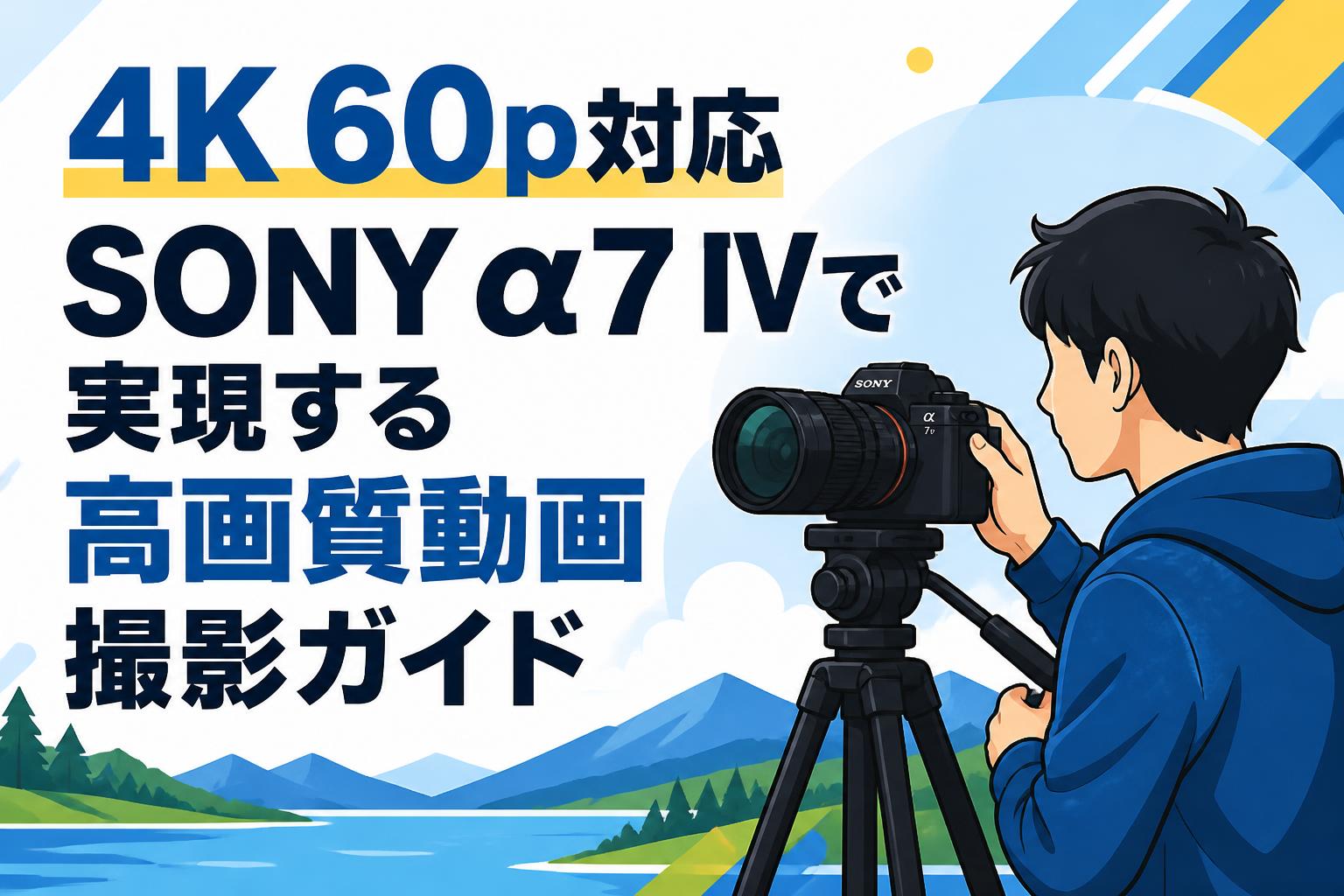 4K 60p対応 SONY α7 IVで実現する高画質動画撮影ガイド | PANDA TIMES