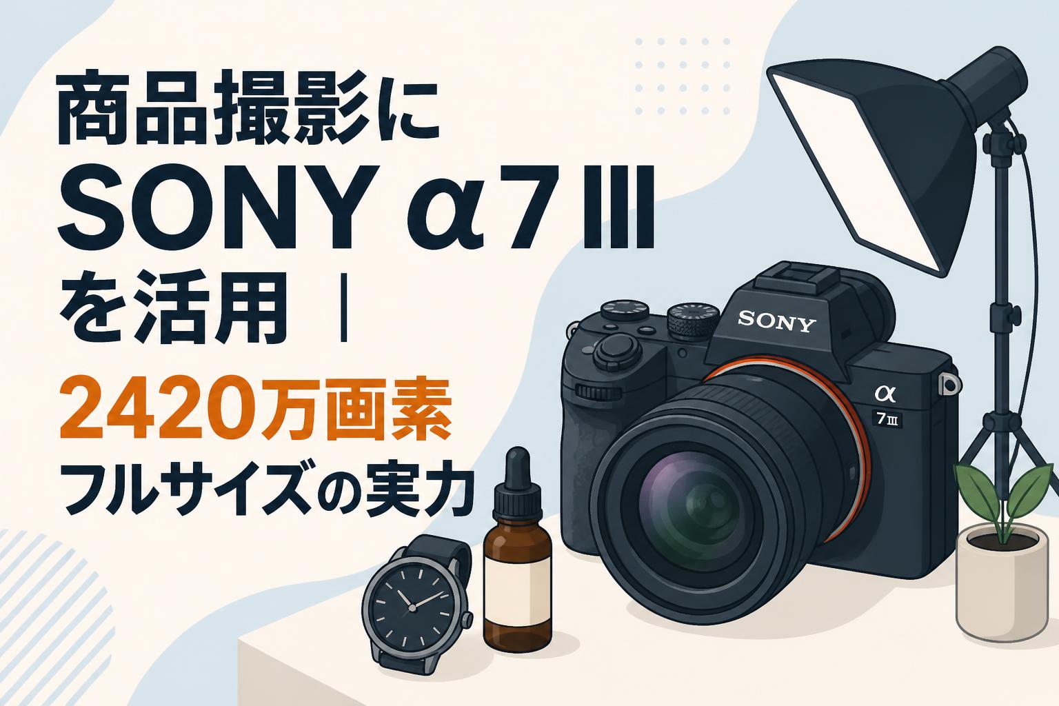 SONY α7 ⅲ （2020年新品で購入）＊値下げ不可＊ 商品撮影にSONY α7 IIIを活用｜2420万画素フルサイズの実力 | PANDA