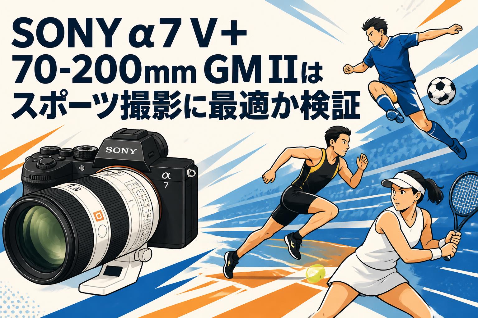 SONY α7 V＋70-200mm GM IIはスポーツ撮影に最適か検証 | PANDA TIMES