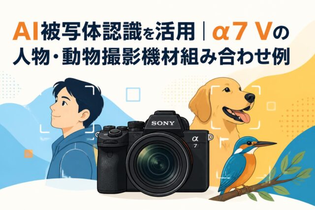 AI被写体認識を活用｜α7 Vの人物・動物撮影機材組み合わせ例 | PANDA