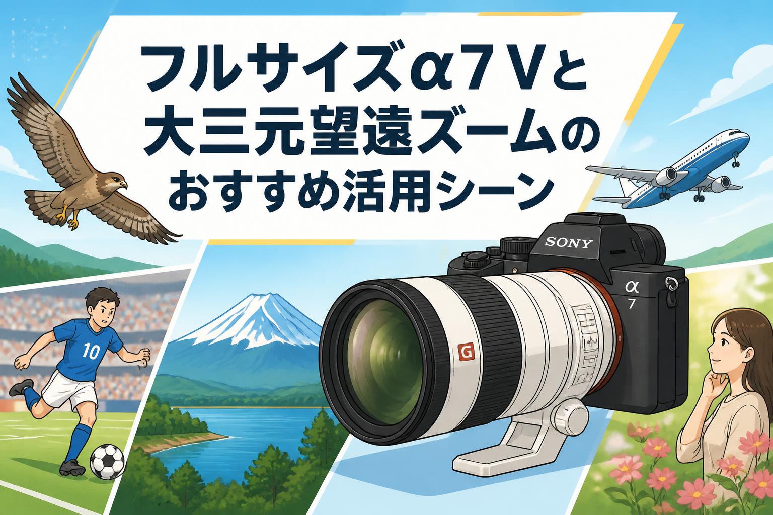 フルサイズα7 Vと大三元望遠ズームのおすすめ活用シーン | PANDA TIMES