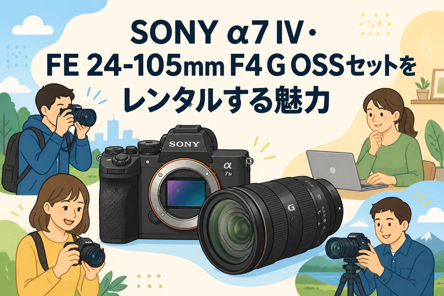 SONY α7 IV・FE 24-105mm F4 G OSSセットをレンタルする魅力 | PANDA