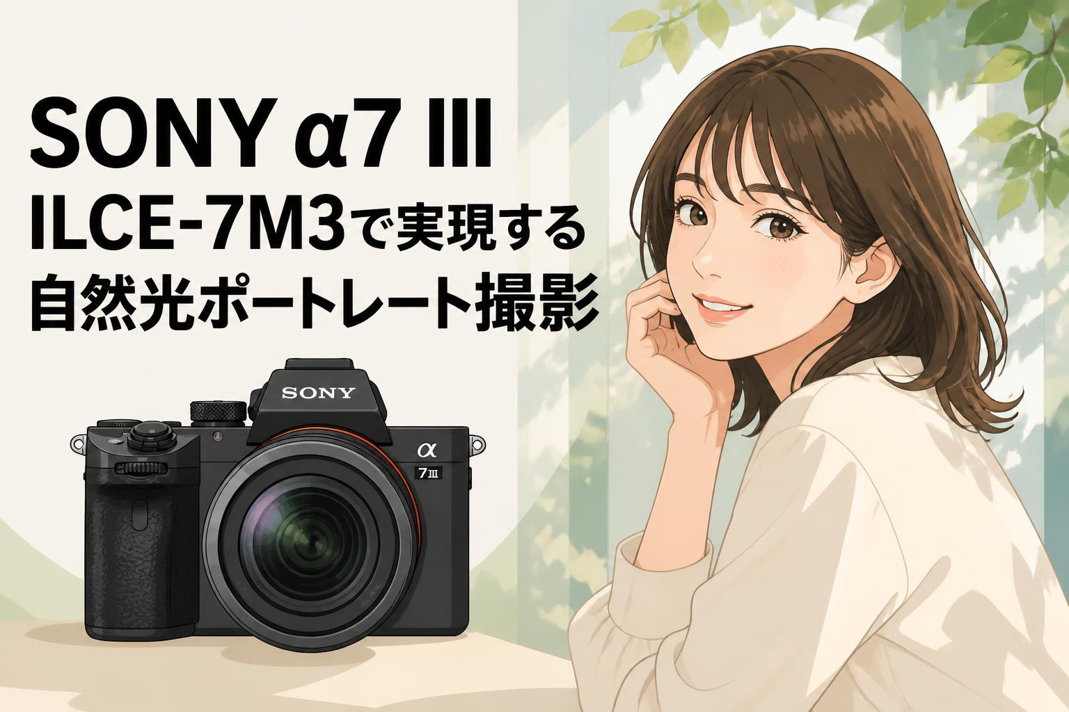 SONY α7 III ILCE-7M3で実現する自然光ポートレート撮影 | PANDA TIMES