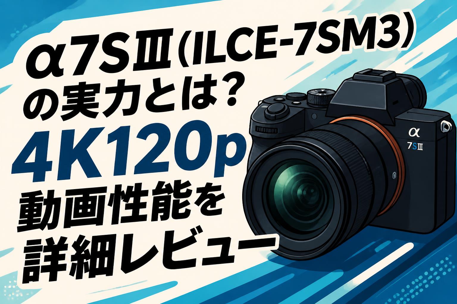 α7SⅢ（ILCE-7SM3）の実力とは？4K120p動画性能を詳細レビュー | PANDA