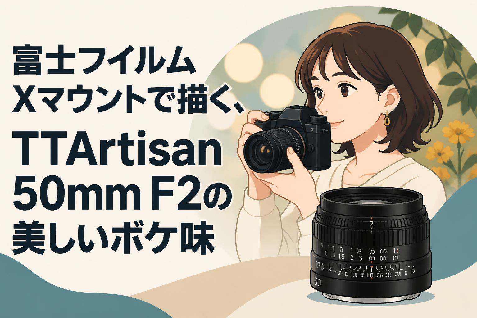 富士フイルム Xマウントで描く、TTArtisan 50mm F2の美しいボケ味