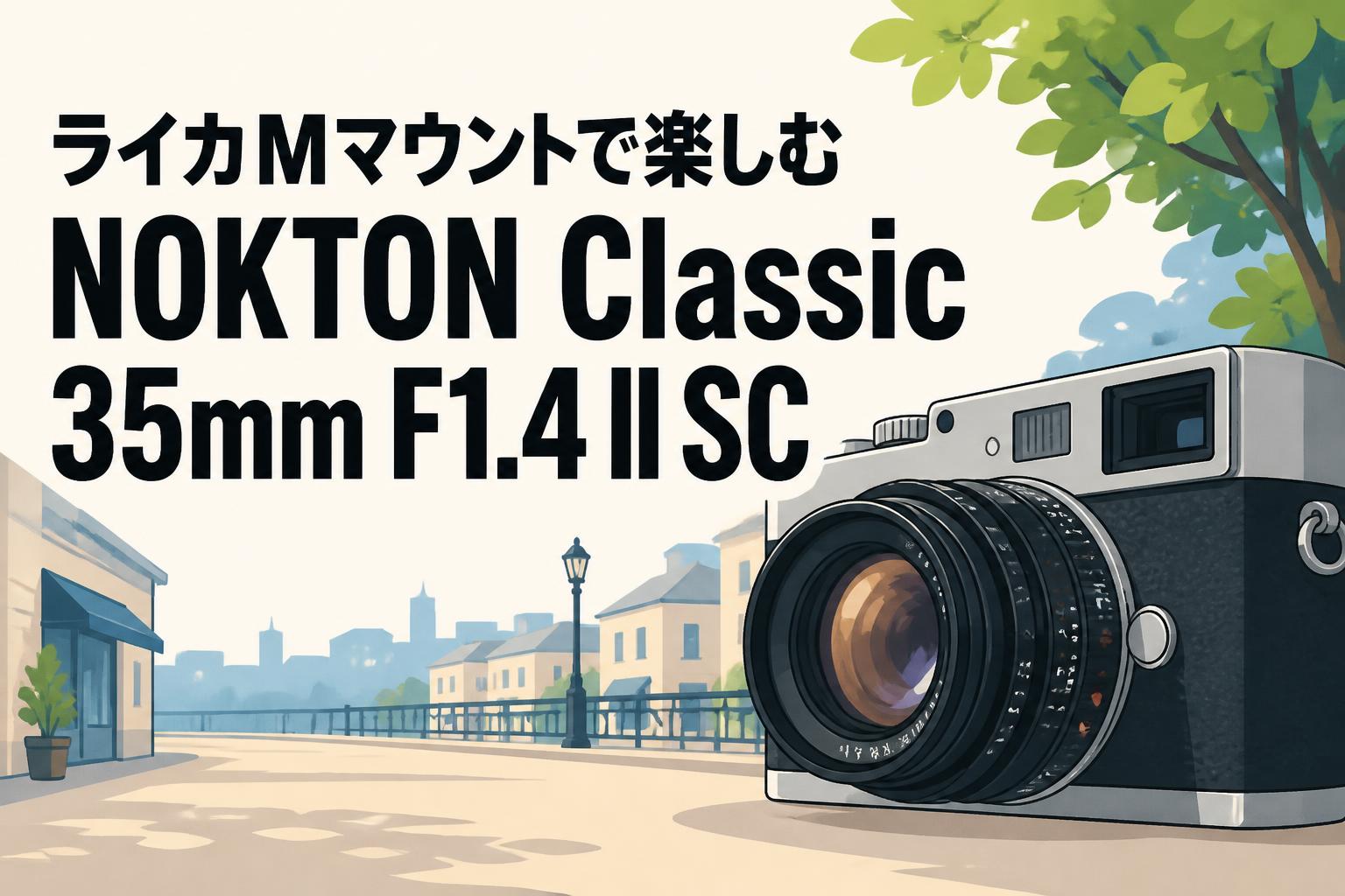 ライカMマウントで楽しむNOKTON Classic 35mm F1.4 II SC | PANDA