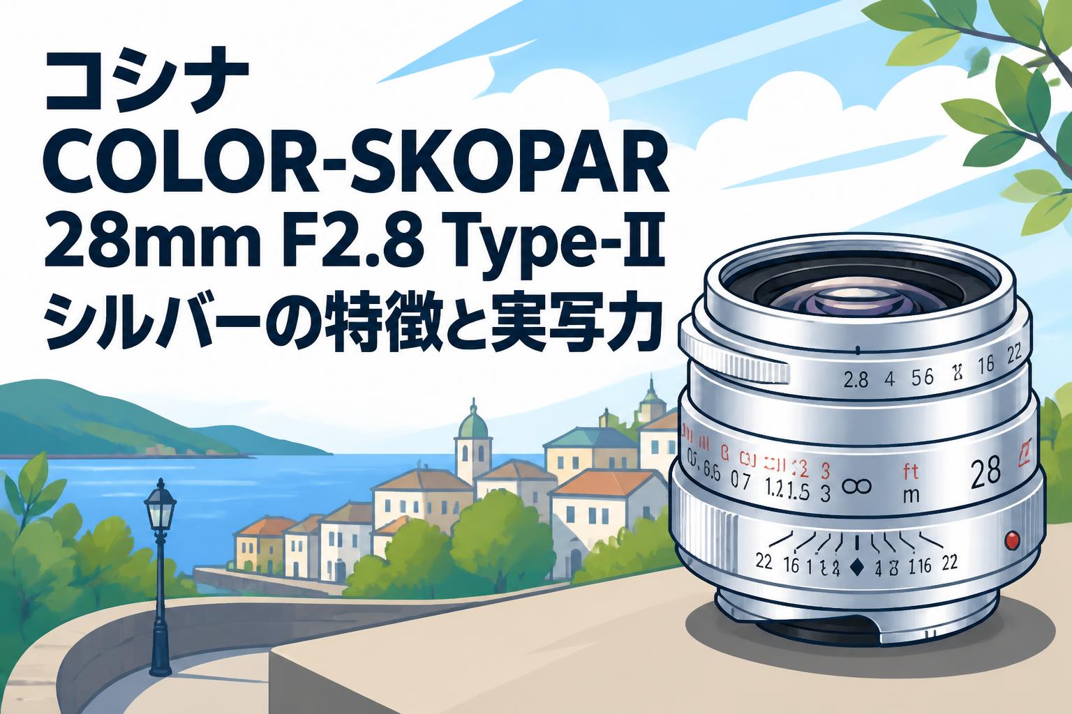コシナ COLOR-SKOPAR 28mm F2.8 Type-II シルバーの特徴と実写力