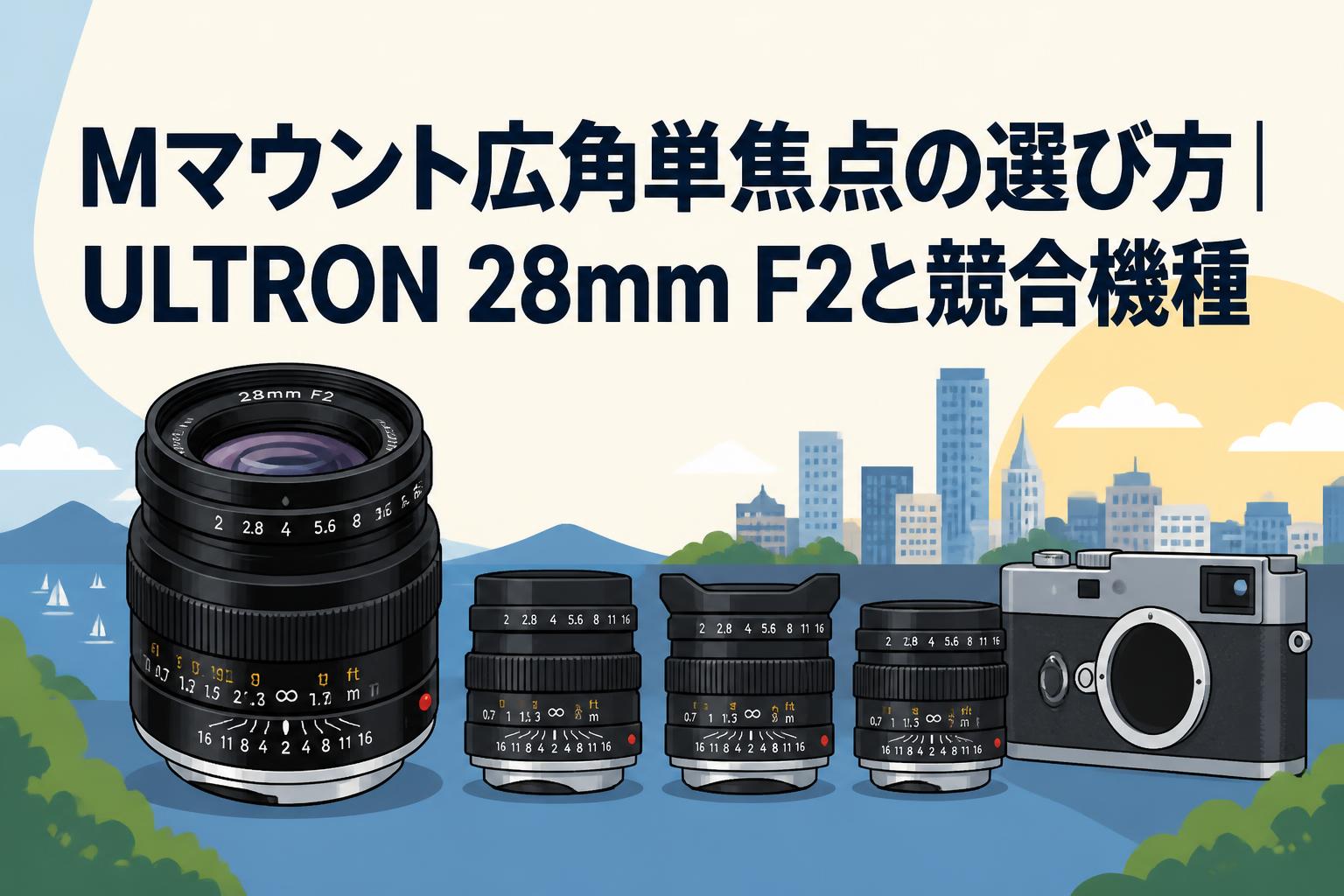 Mマウント広角単焦点の選び方｜ULTRON 28mm F2と競合機種 | PANDA