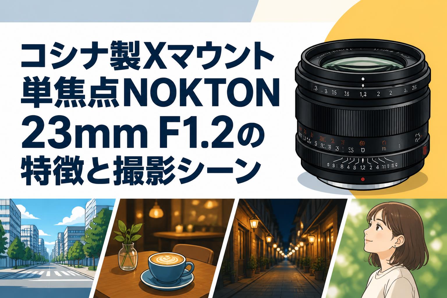 コシナ製Xマウント単焦点NOKTON 23mm F1.2の特徴と撮影シーン | PANDA