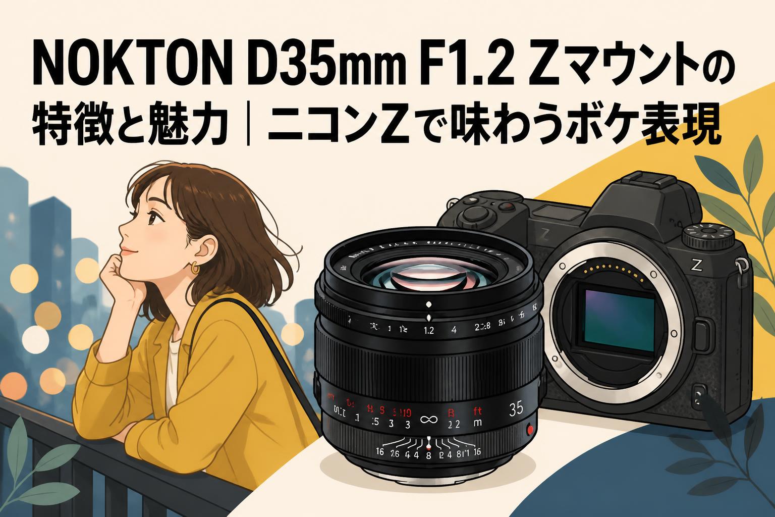 NOKTON D35mm F1.2 Zマウントの特徴と魅力｜ニコンZで味わうボケ表現