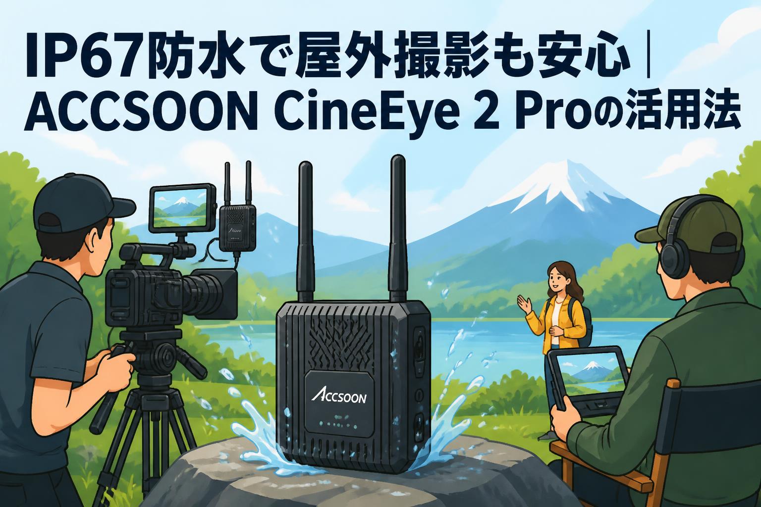 IP67防水で屋外撮影も安心｜ACCSOON CineEye 2 Proの活用法 | PANDA