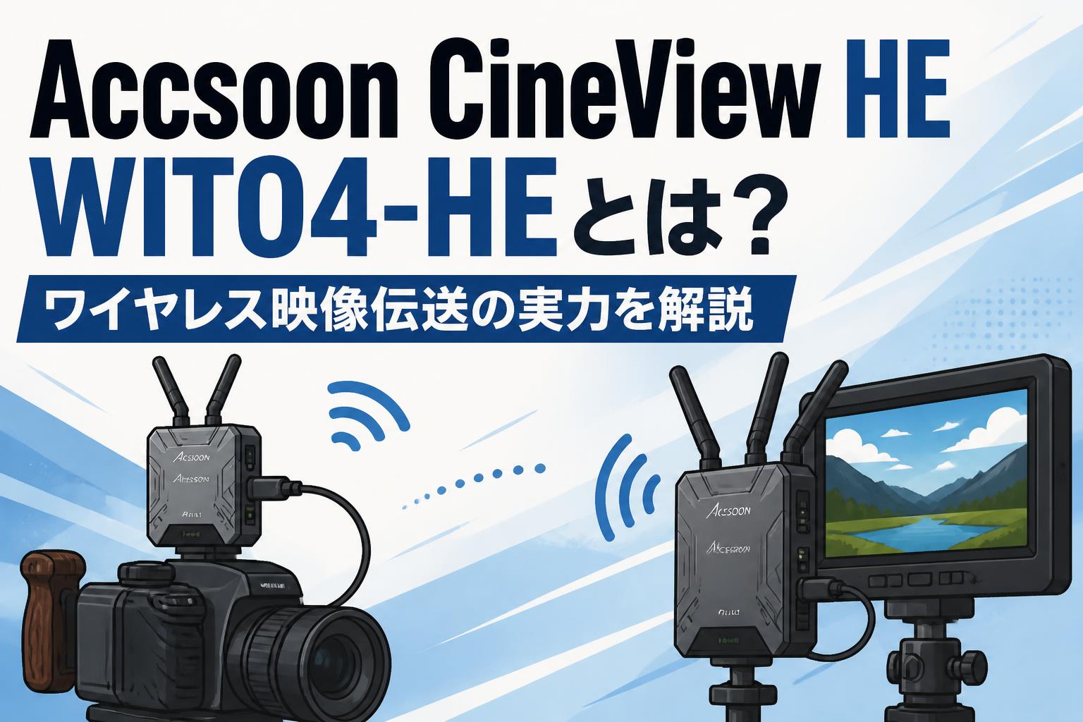 Accsoon CineView HE WIT04-HEとは？ワイヤレス映像伝送の実力を解説