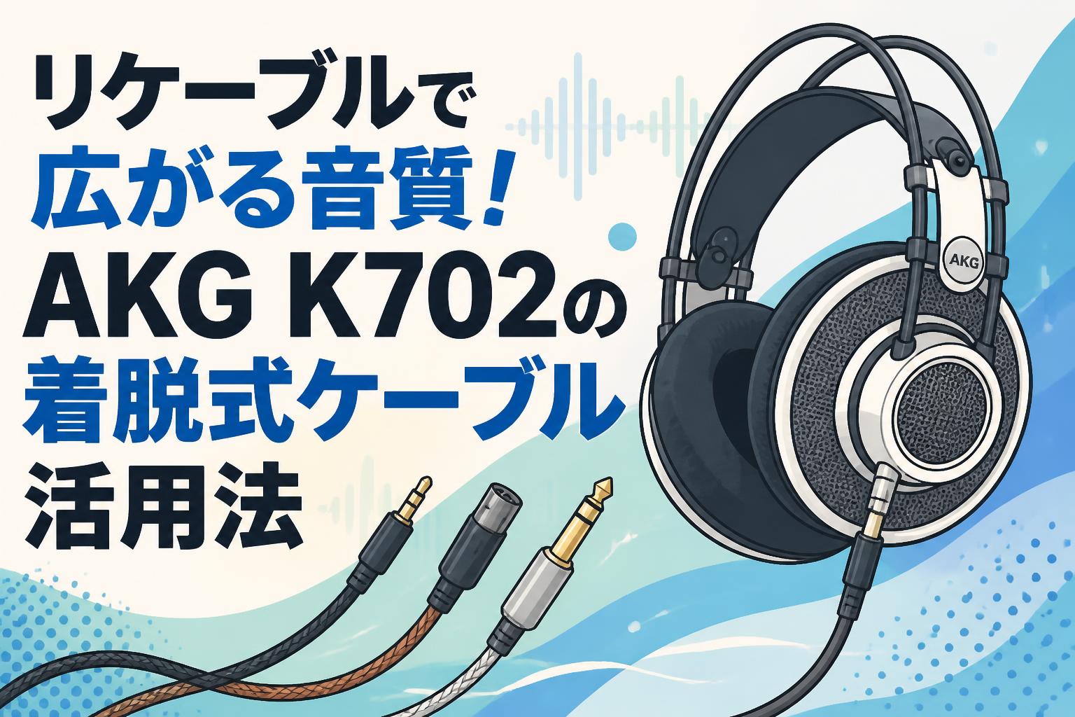 リケーブルで広がる音質！AKG K702の着脱式ケーブル活用法 | PANDA