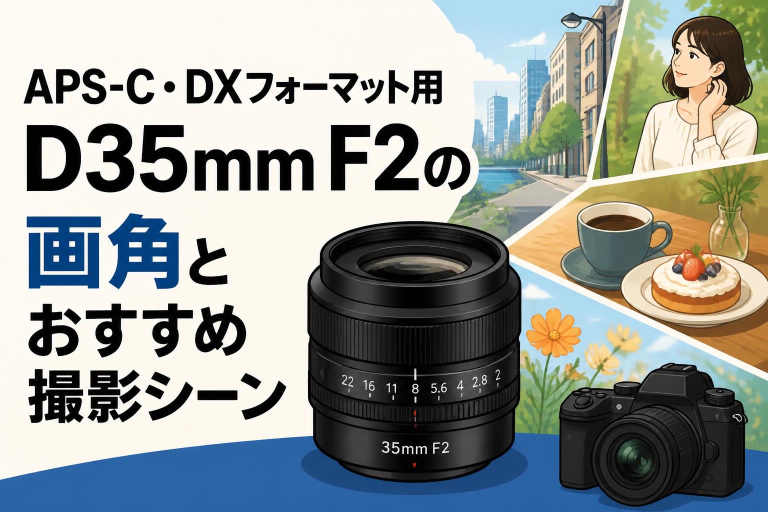 APS-C・DXフォーマット用D35mm F2の画角とおすすめ撮影シーン | PANDA